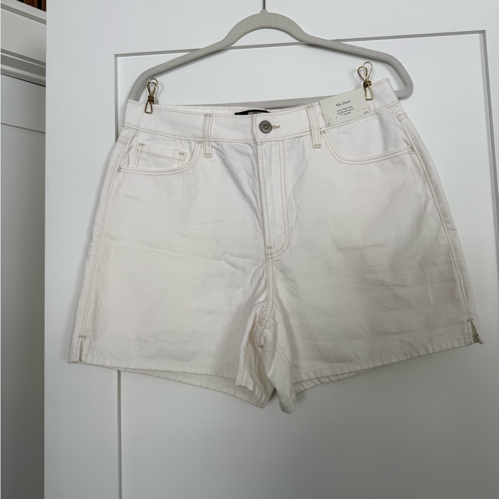 Hollister Cream Jean Shorts